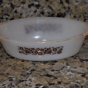 Vintage Glasbake J235 1 Qt Casserole Dish